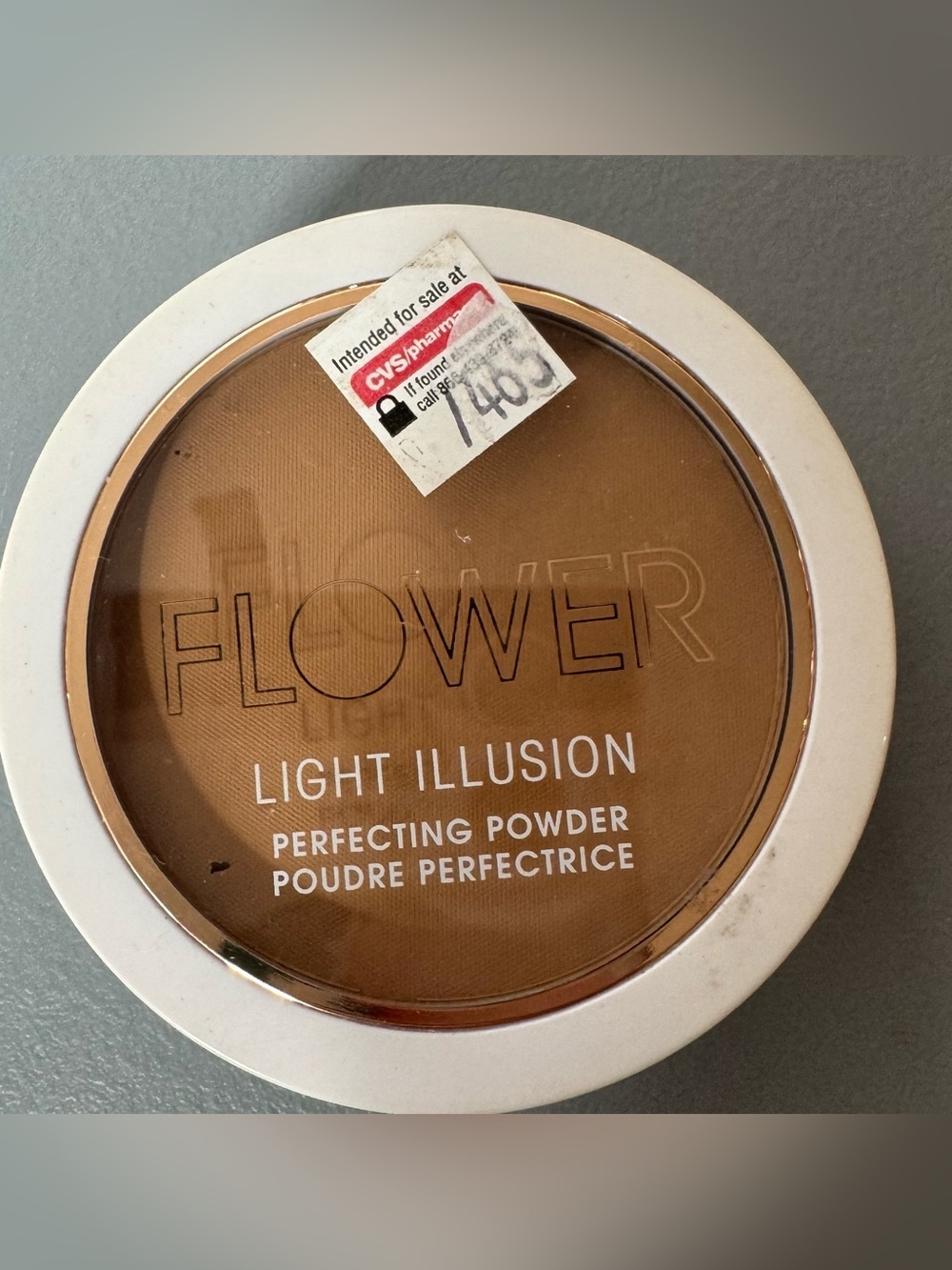 FLOWER Light Illusion Perfecting Powder in D1 caramel Warm Brown